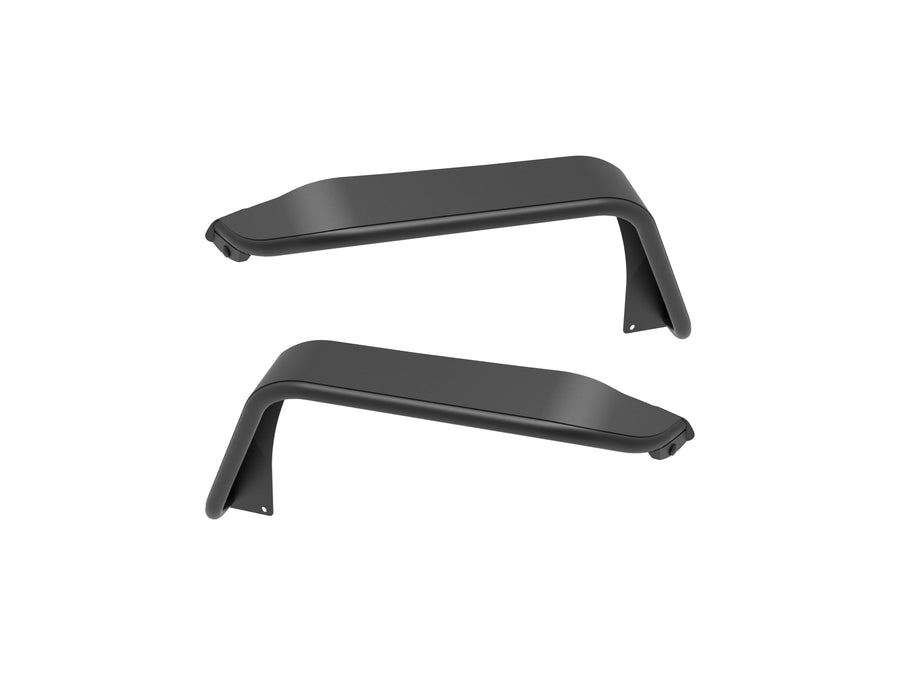 Attica4x4 Cobra Tek - Terra Series High Position Front Fender Flares | Compatible with Jeep Wrangler JL (2018-2023) / Gladiator (2019-2023) | Durable Steel with Bolt-On Installation | Color Black.