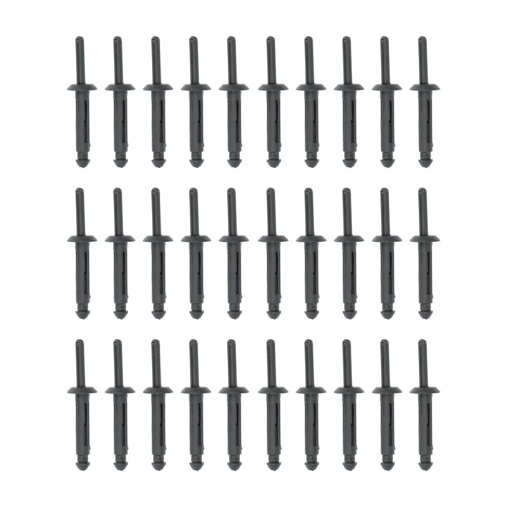 Metra 30pcs Replacement Fender Rivets Compatible with 2018-Up Jeep Wrangler JL And 2020-Up Jeep Gladiator