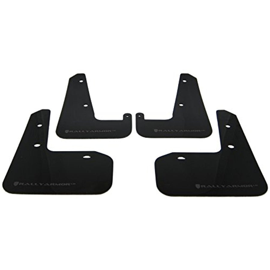 Rally Armor Black, Gray MF19-UR-BLK/GRY Mud Flap with Logo (11+ STI/WRX Sedan Only UR), 1 Pack