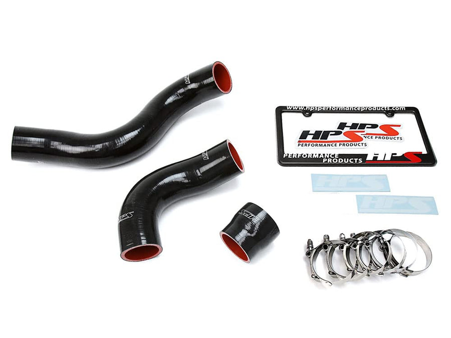Black HPS 57-1697-BLK Silicone Intercooler Turbo Hose Kit, 1 Pack