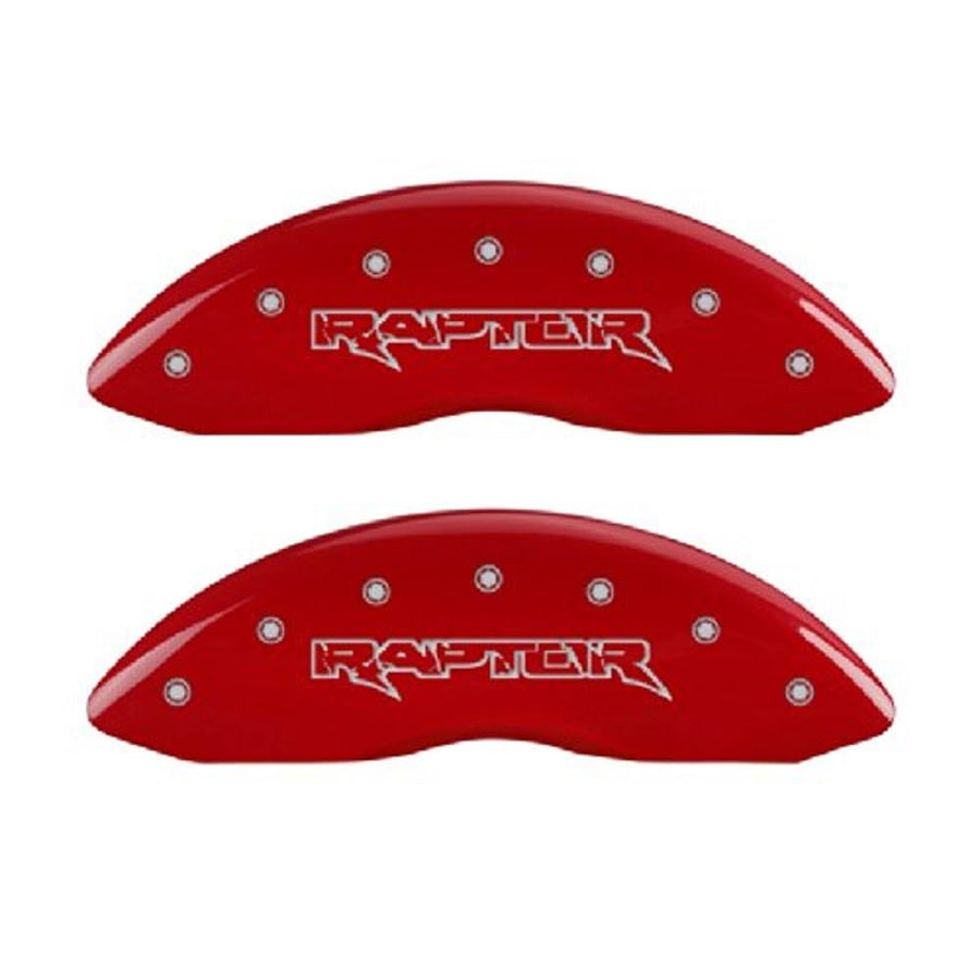 Brake Caliper Covers MGP - Front and Rear Set 2012-2020 Ford F-150 - Red