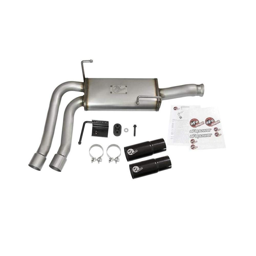 Rebel Series aFe Power 3"X2-1/2" Cat-Back Exhaust System (Stainless Steel)