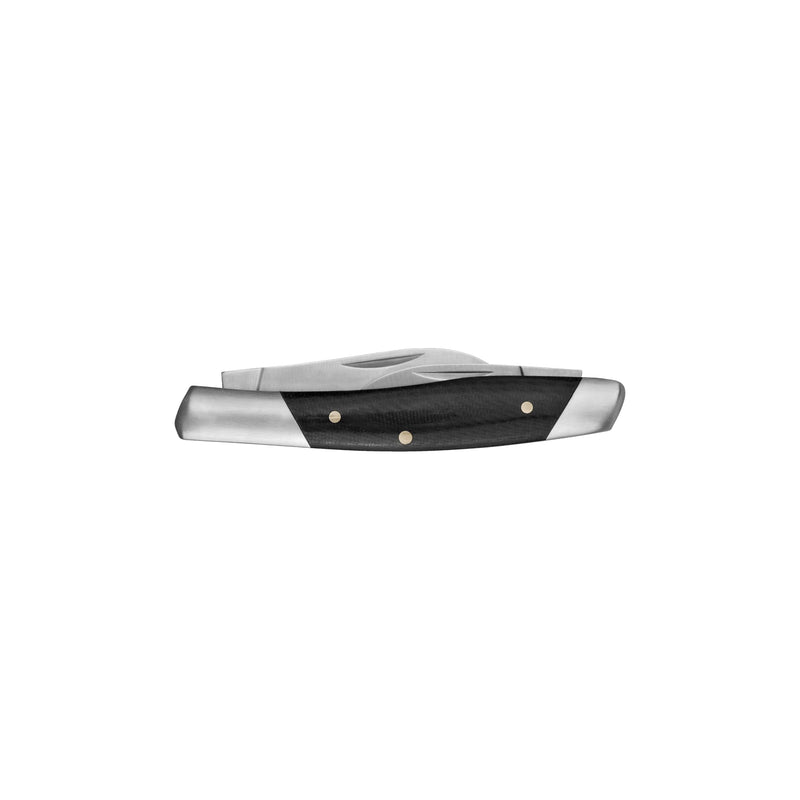 Kershaw Pocket Knife Iredale, Black and Gray, 6.2 Inch Total, 3 Blade Design with Clip Point and Sheepsfoot, EDC with Manual Opening, Micarta Handle, Everyday Carry Pocket Knife for Men and Women