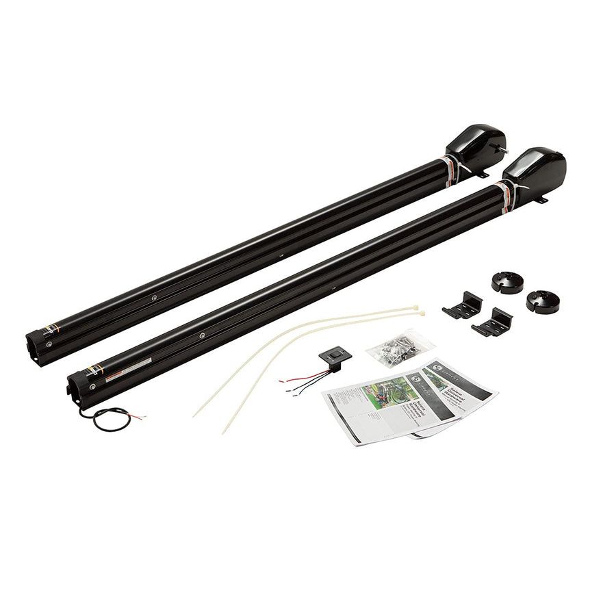 12V Solera Universal Awning Hardware Kit for 5th Wheel RVs, Travel Trailers and Motorhomes, Black