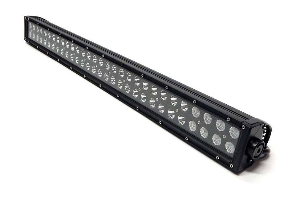 30" Southern Truck Black LED Light Bar (Face Str, Dbl Row, Combo Flood/Beam 180w/DT Harness 79900/14,400 Lumens)