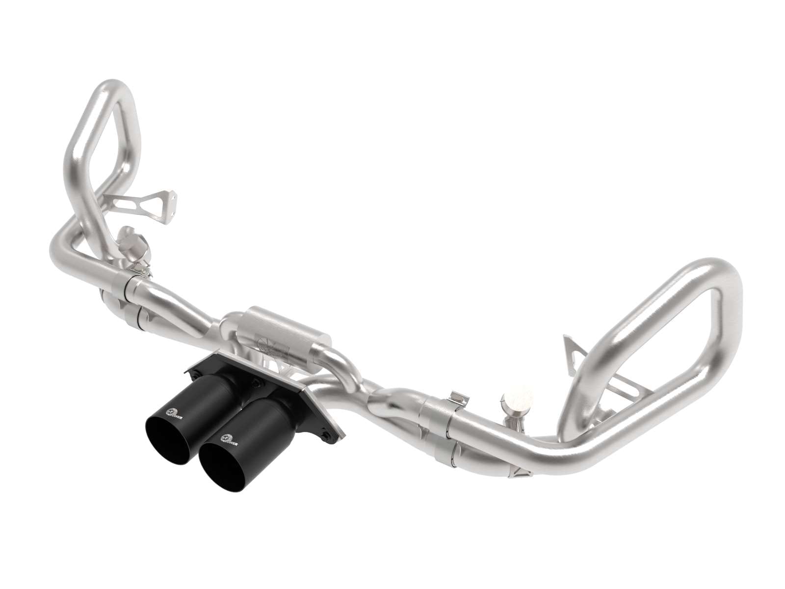 aFe Power 2-1/2 IN MACH Force-Xp 304 Stainless Steel Cat-Back Exhaust w/Black Tips Fit Porsche 911 GT3 14-19 H6-3.8/4.0L 49-36450-B