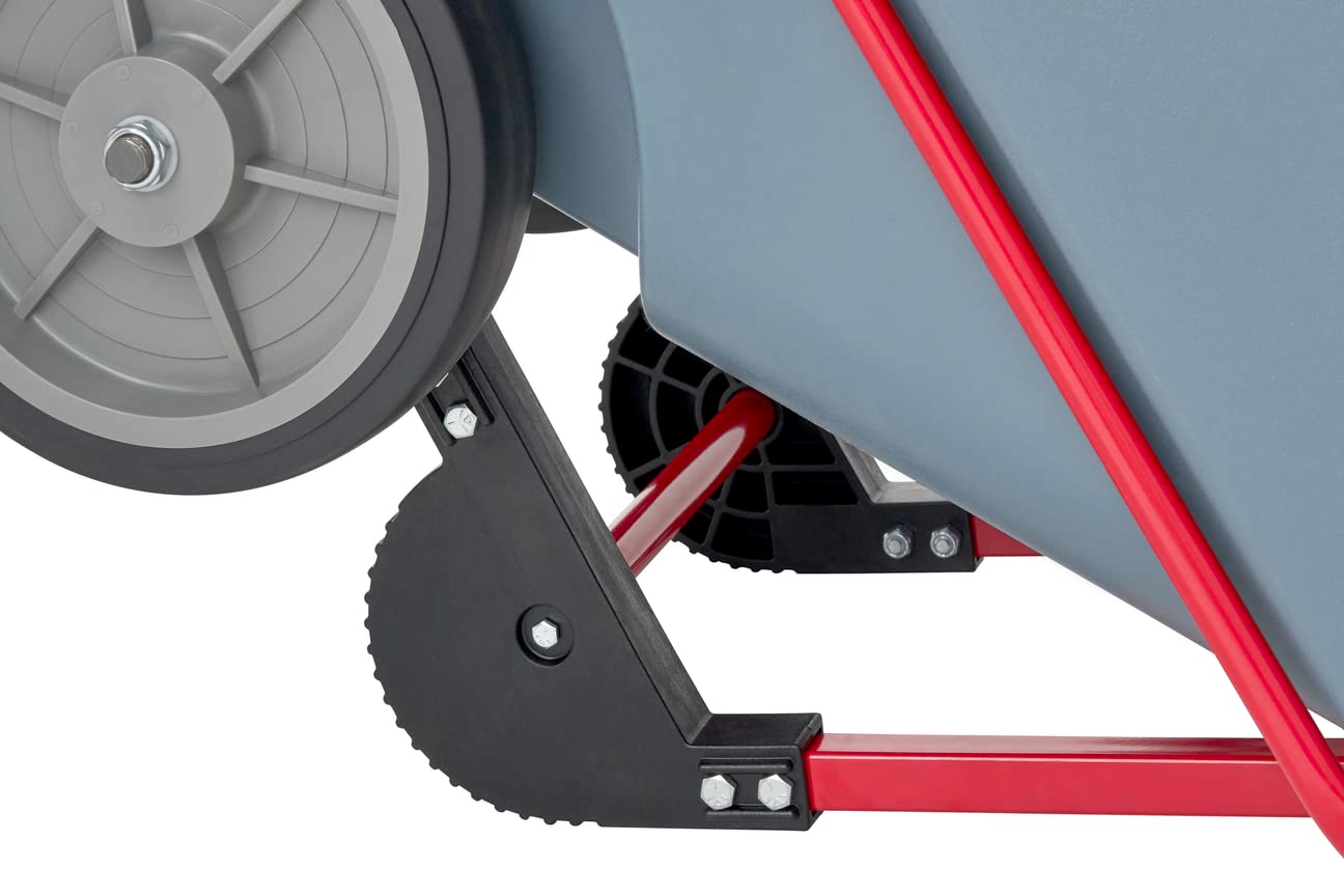 Rubbermaid Brute Dump Truck/Tilt Trash Cart/Garbage Collection/Recycling, 1 Cubic Yard, Heavy Load Capacity, 2,100 lbs., Gray, Distribution Centers/Warehouse/Manufacturing/Stadiums