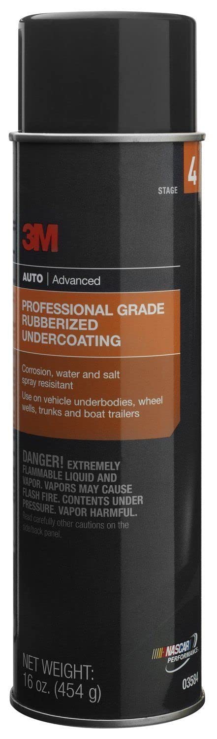 3M Professional Grade 03584 Rubberized Undercoating - 16 oz.