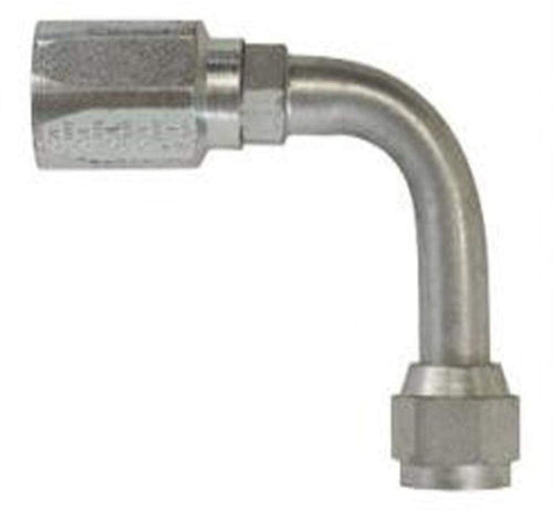 Gates Field Attachable 16C5-16RFJX90L for C5C, C5D and C5M Hose, Female JIC 37 Flare Swivel, 90 Bent Tube, Steel, 7/8" ID