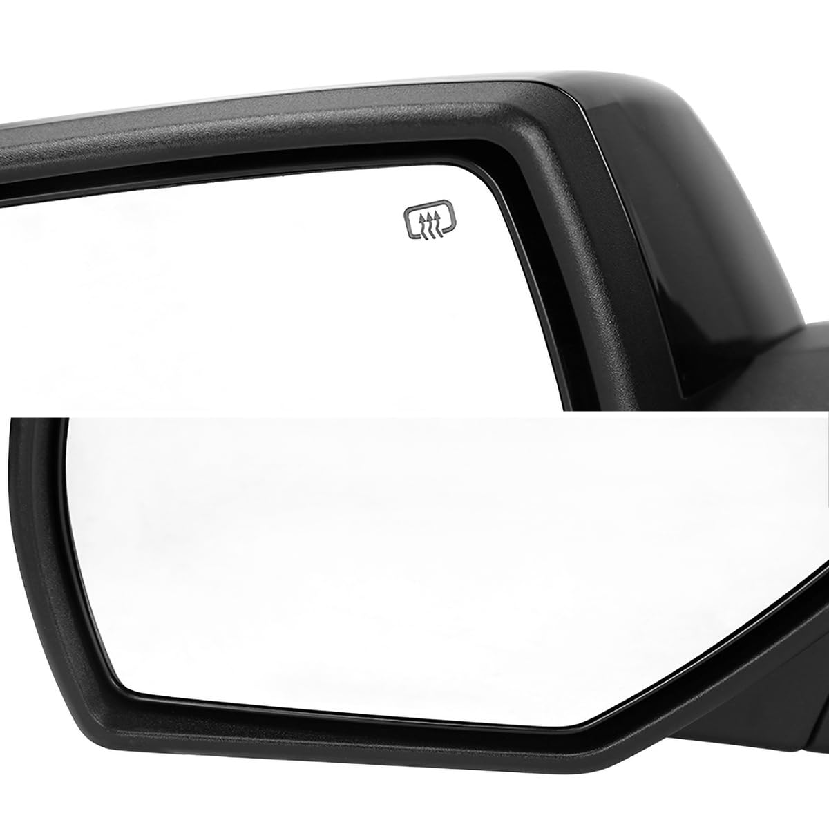 Spec-D Tuning Power Heated Left Driver Side Mirror w/Driving + Puddle Light Compatible with 2014-2018 Chevy Silverado, GMC Sierra