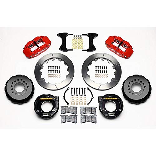Rear P-Brk Kit, FNSL4R, 12.88", Red
