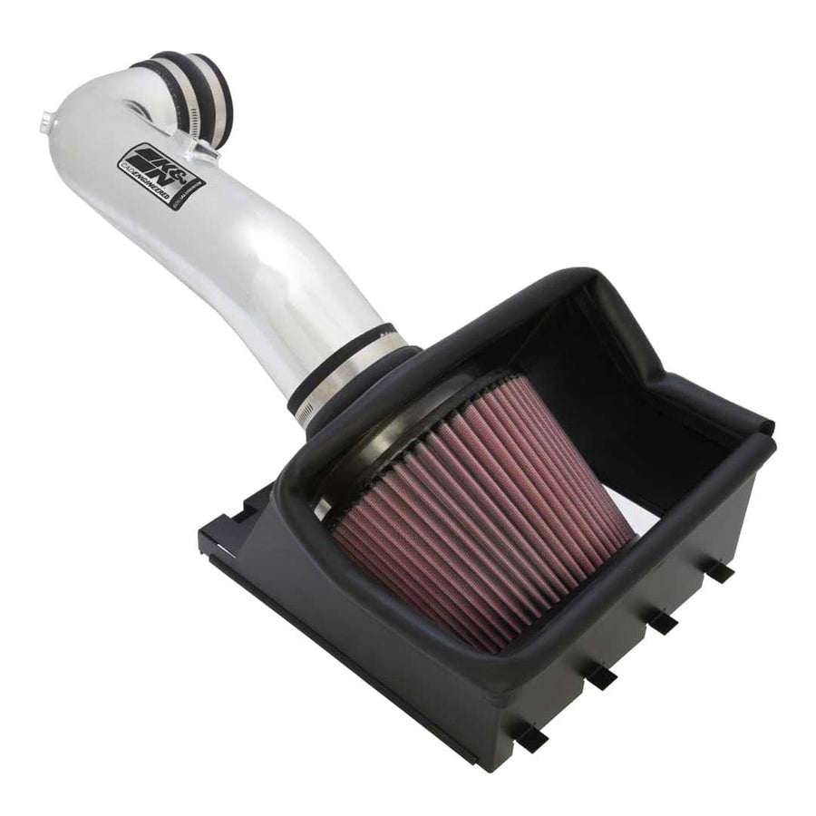 Cold Air Intake System K&N: High-Flow Air-Filter, Increase Performance & Horsepower: Compatible with 2009-2010 FORD F150, 77-2580KP