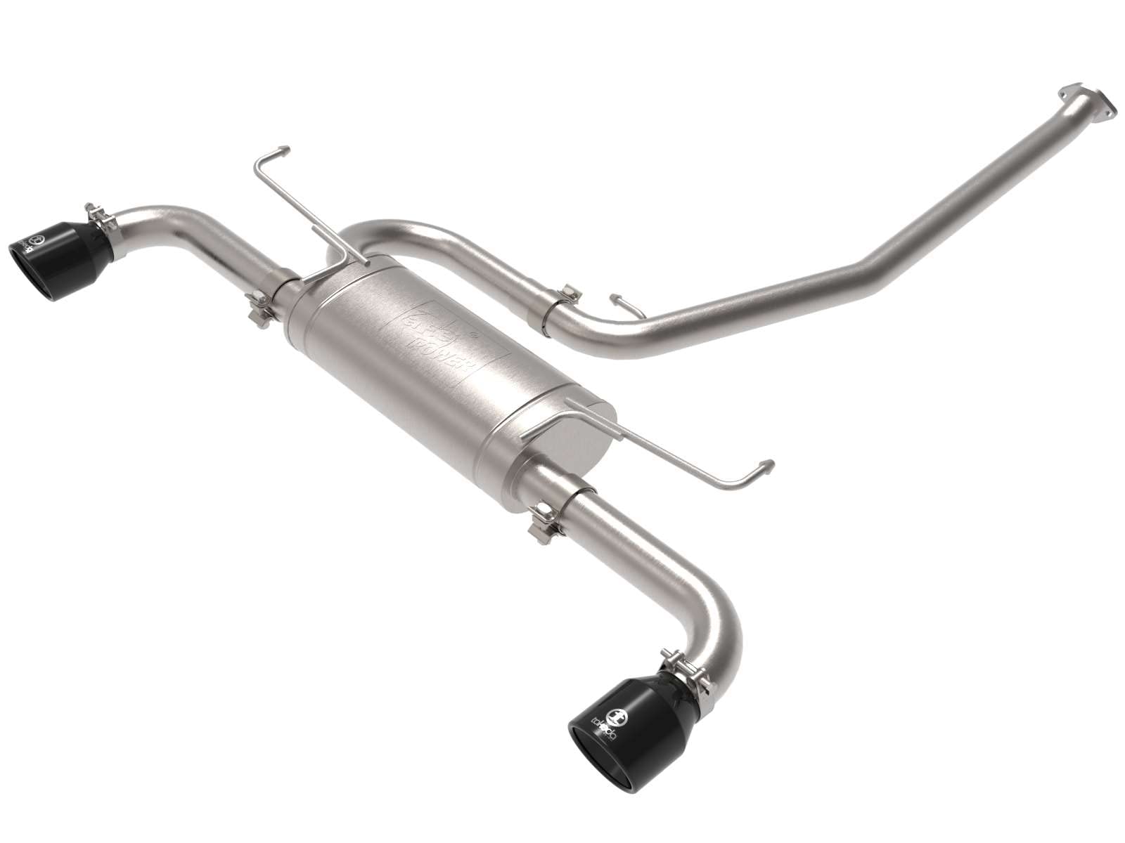 Takeda aFe POWER 49-36053-B Cat-Back Exhaust System, 2-1/4" to 2-1/2" 304 Stainless Steel, Black Tips, for 2019-2021 Toyota RAV4