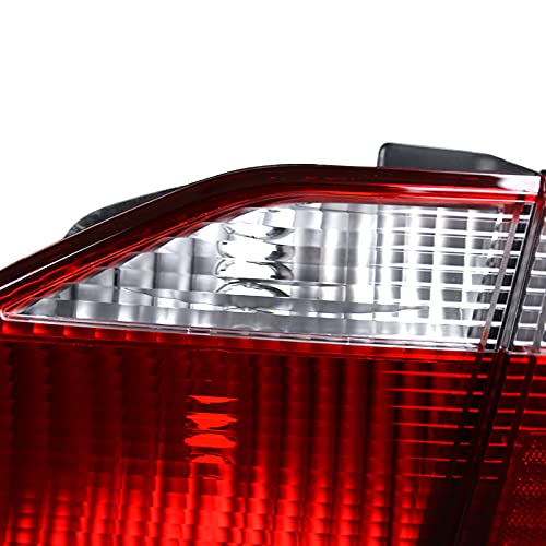 Red Tail Lights SPEC-D TUNING Compatible with 1998-2000 Honda Accord 4-Door Sedan, Left + Right Pair Assembly