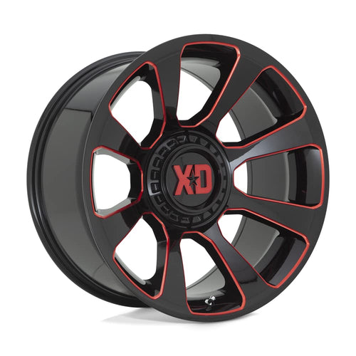 20X10 XD854 5X5.0/5.5 G-BLK Mill RTCC -18MM