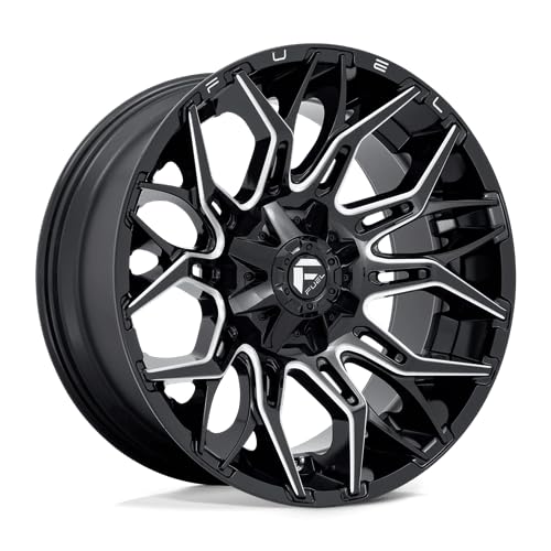 D769 TWITCH FUEL OFF-ROAD 22X10, 8X170, 4.79, 18mm GLOSSY BLACK MILLED - D76922001747