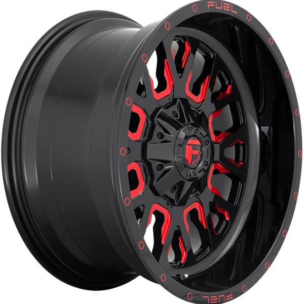 FUEL OFF-ROAD 20X9 STROKE 6X135/5.5 5.04 1mm GLOSS BLACK RED TINTED CLEAR - D61220909850