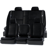 Black Precision Fit Leatherette Front Row Seat Covers GTC4136ABLTBK