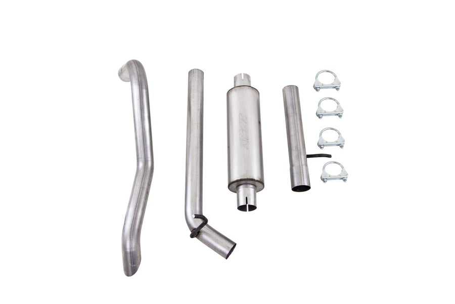 Aluminized Steel MBRP S5530AL Rear Single Exit Off Road Cat-Back Exhaust System