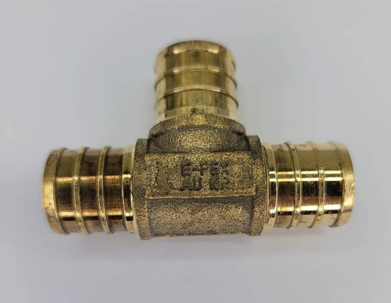 Metal Brass BestPEX Tee, 0.75" Size