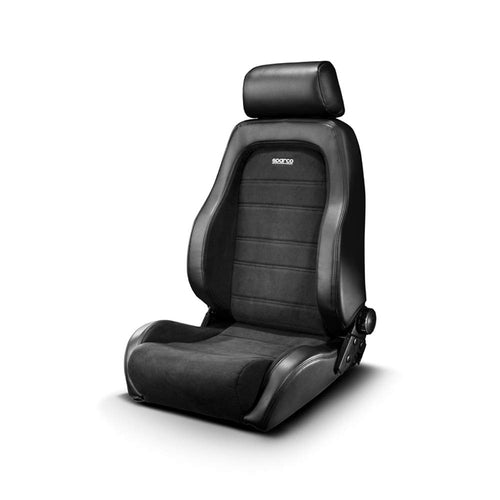 Black Skai/Microfibre Sparco Sport Seat GT - Reclinable