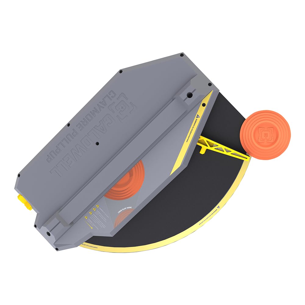 Caldwell Pull-pup Claymore with Handheld Design, Dual Grip Safeties, and Adjustable Spring Tension for Clay Shooting, Shooting Sports, Hunting