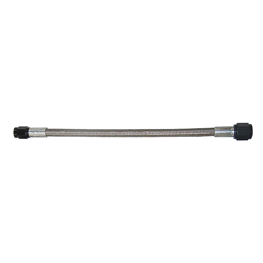 Fragola Performance Systems #3 X #4 Nut 4An Nitrous Line 8.5" Nuts Black 390008.5-BL