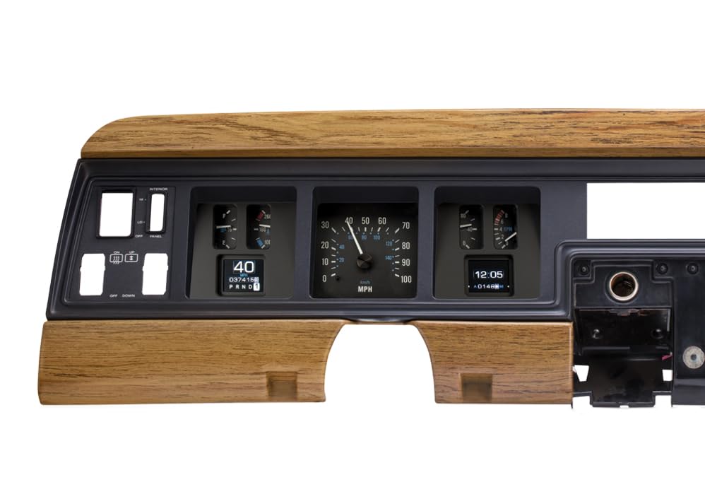 Dakota Digital Retrotech RTX-86J-WAG-X Gauge Instrument System Compatible with Jeep 1986-91 Wagoneer and 1986-88 J-Trucks