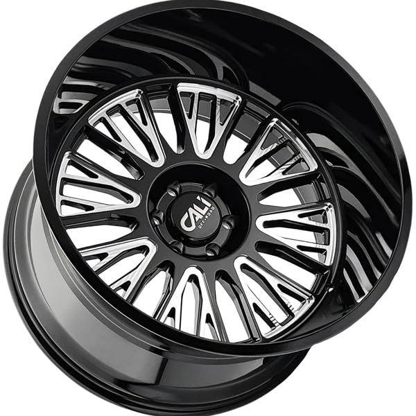 Vertex Cali Off-Road 9116 Black Wheel Milled (22 x 12. inches /8 x 170 mm, -44 mm Offset)