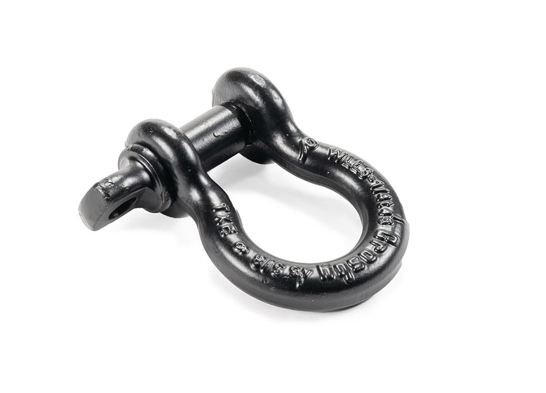5/8" Factor 55 Steel Crosby Shackle for ATV/UTV Powersports - Black