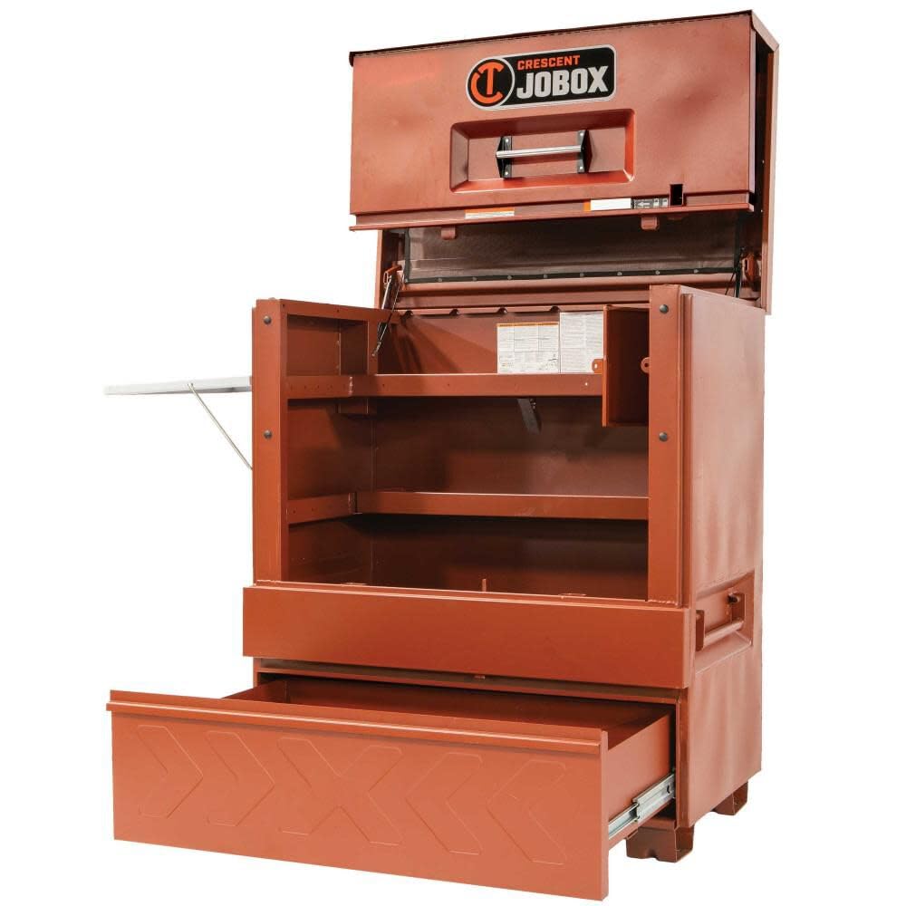 JOBOX Crescent "48" Heavy-Duty Site-Vault™ Piano Boxes with Drawer - 2D-681990