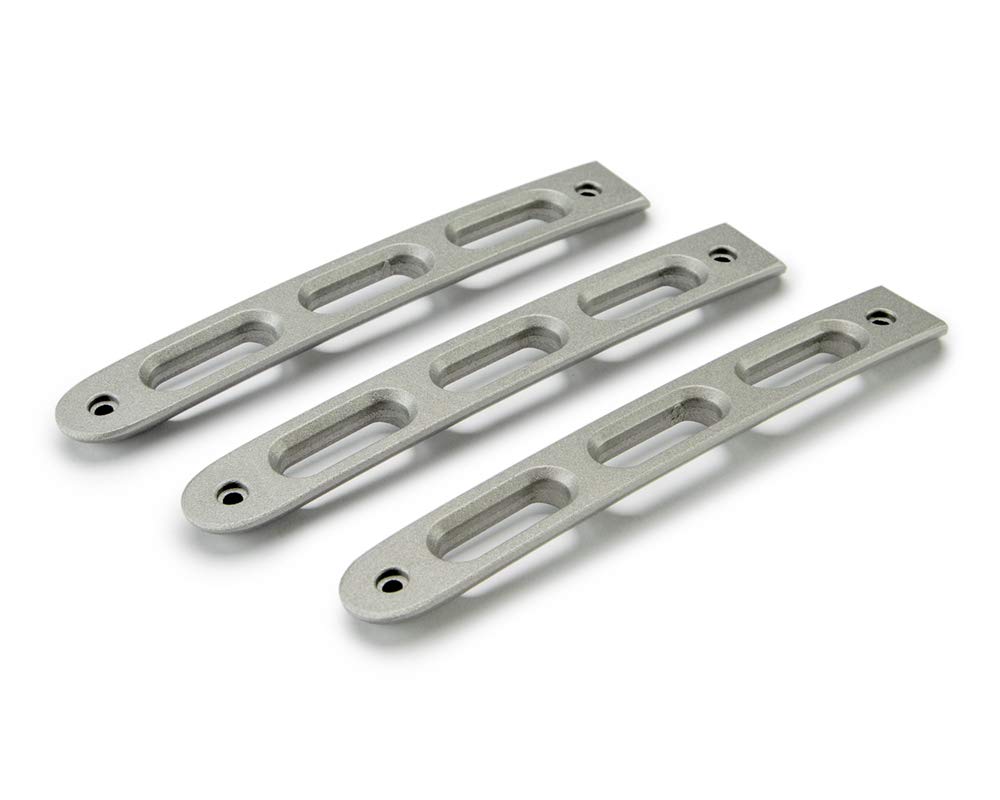 D-JP-190026-AL-3 | DV8 Offroad Door Handle Insert Set fits 2007-2018 Wrangler JK | Slotted Hole Design | Aluminum Construction