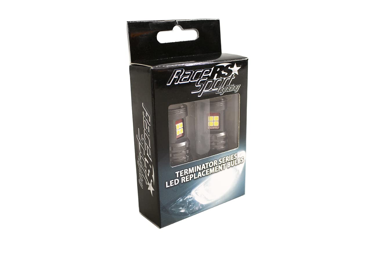 Terminator Series Race Sport Lighting WHITE P13W Base LED High Power Replacement Bulbs