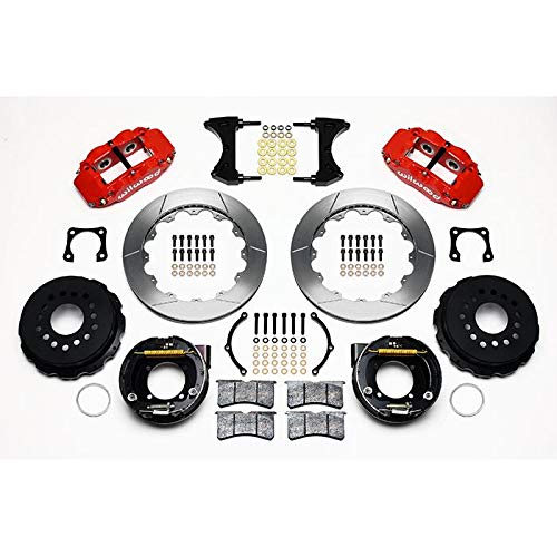 Rear P-Brk Kit, FNSL4R, 12.88", Red