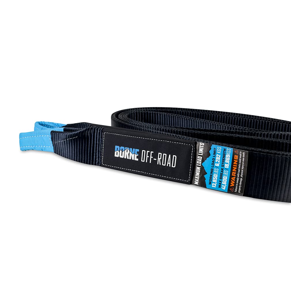 Borne Off-Road Mishimoto Tow Strap, 4 in, 30 Feet