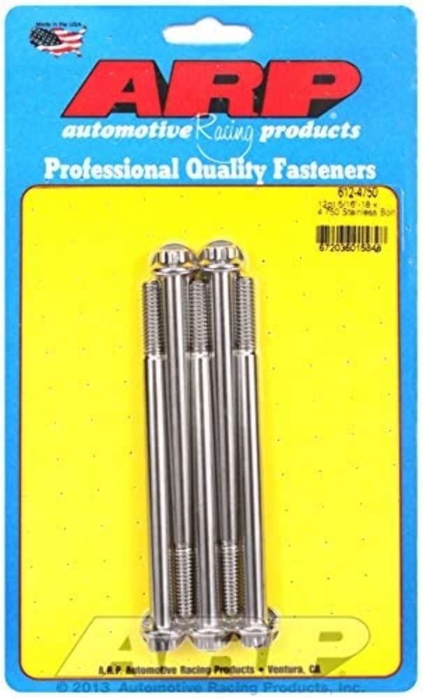 612-4750 ARP Bolt, 5/16"-18, Pack of 5