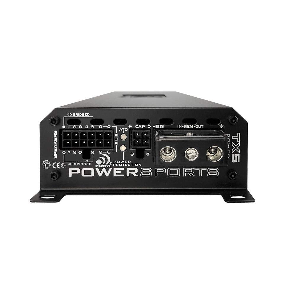 5-Channel Massive Audio Trident 1560W RMS Class-D Full Range Marine Amp TX5