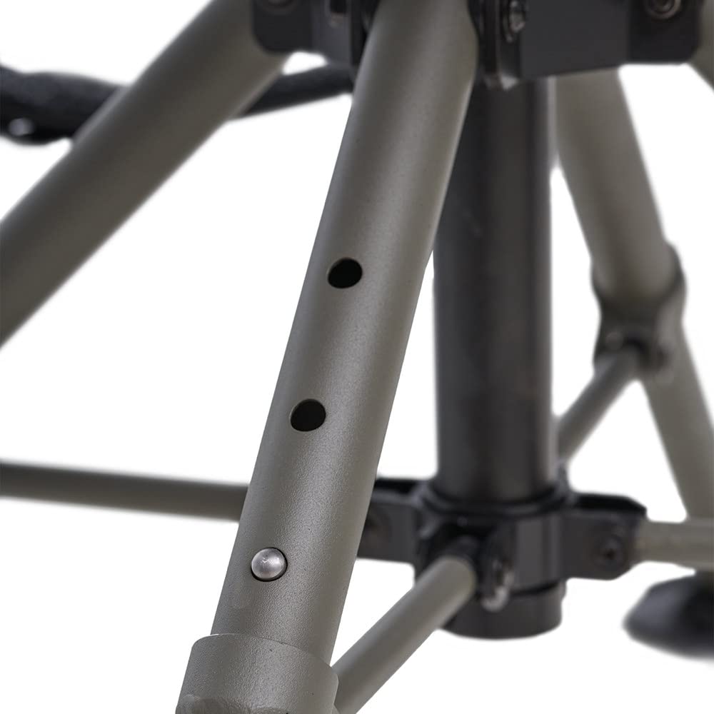 Shooting Chair Summit Treestands | Ideal Hunting Chair for Blinds | Wide Feet for Uneven Ground or Mud, Black (SU88023)