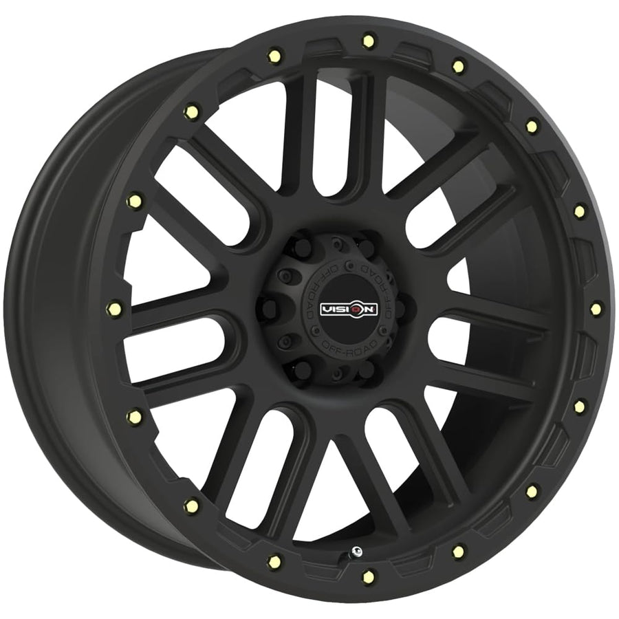 NEMESIS VISION OFF-ROAD Black Wheel with Matte (0 x 9. inches /6 x 139 mm, 0 mm Offset)