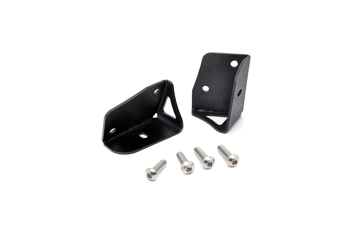 Lower Windshield LED Brackets Rough Country for 97-06 Jeep Wrangler TJ - 70043