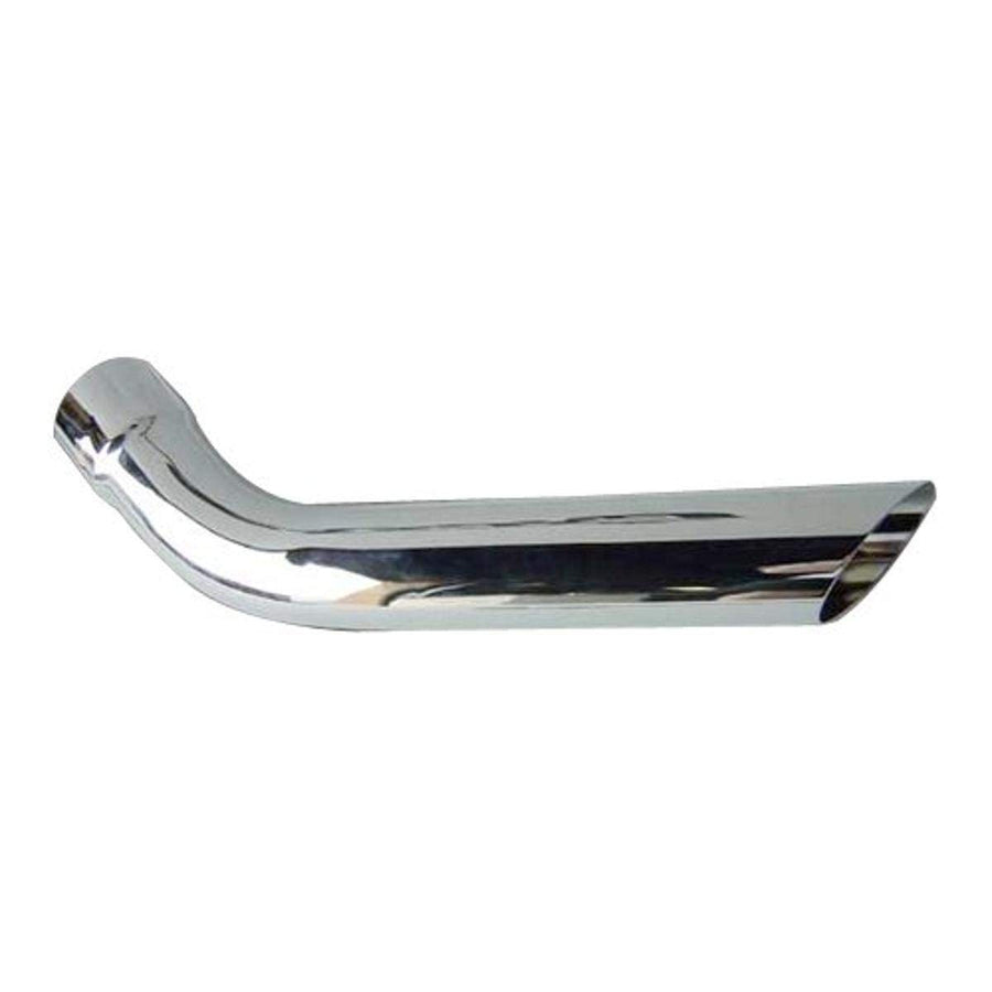 Pypes Exhaust 2-1/2" Inlet/Outlet Short Polished Stainless Steel Slip Fit Slant Cut Exhaust Tip for Chevrolet Camaro-Pair