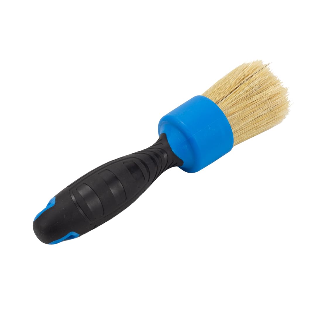 Maxshine 100% Boar's Hair or Mixed Bristle Universal Stubby Detailing Brush – Premium Detail Brush for Interior & Exterior – Ideal for Wheels, Engines, Air Vents & Trim Cleaning