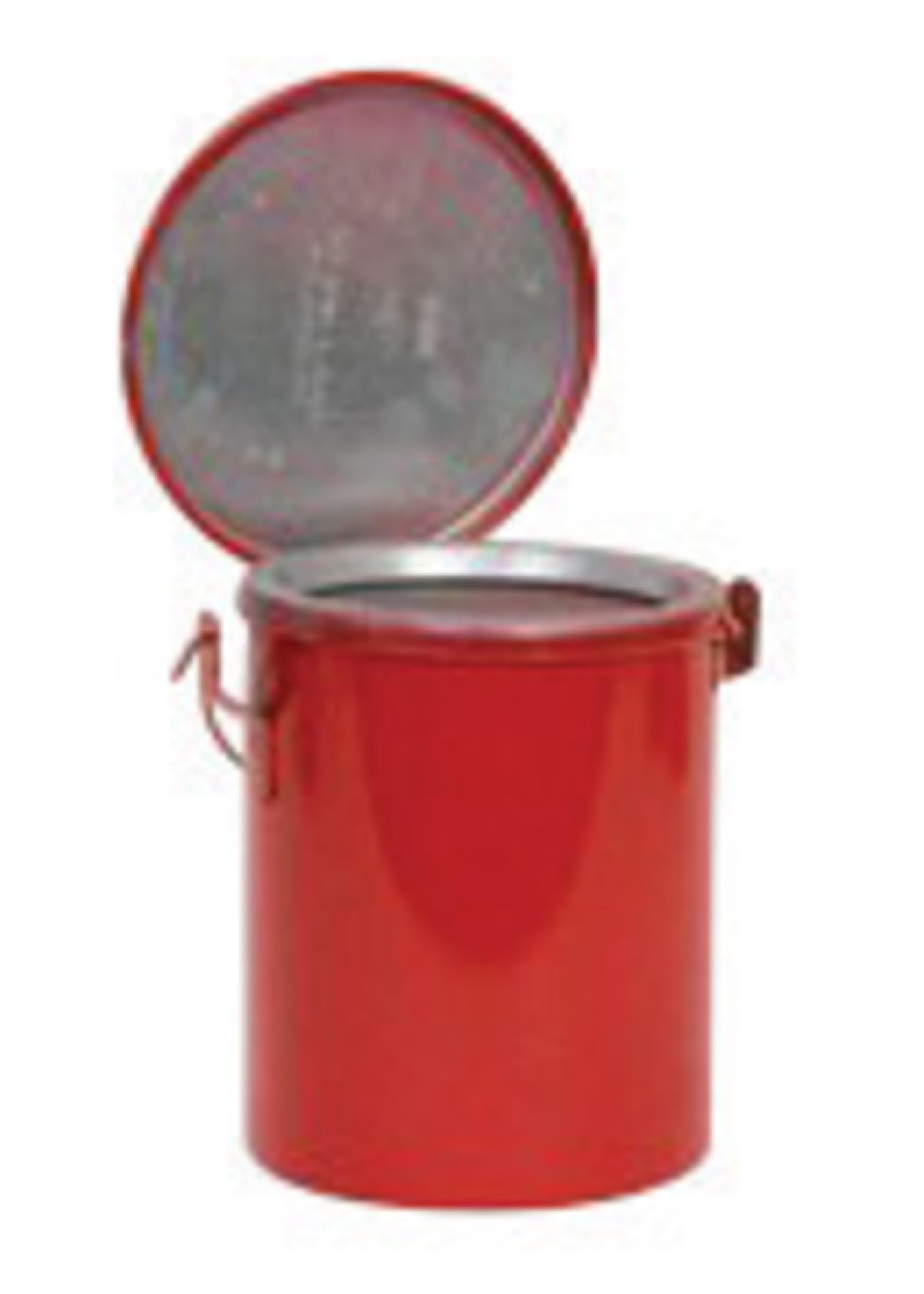 B-606 Eagle Bench Galvanized Steel Safety Can, 6 Quart Capacity, Red