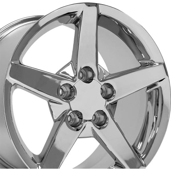 Chrome Wheel OE Wheels LLC CV06A-18095-5475-58C Painted (18 x 9.5 inches /5 x 120 mm, 58 mm Offset)