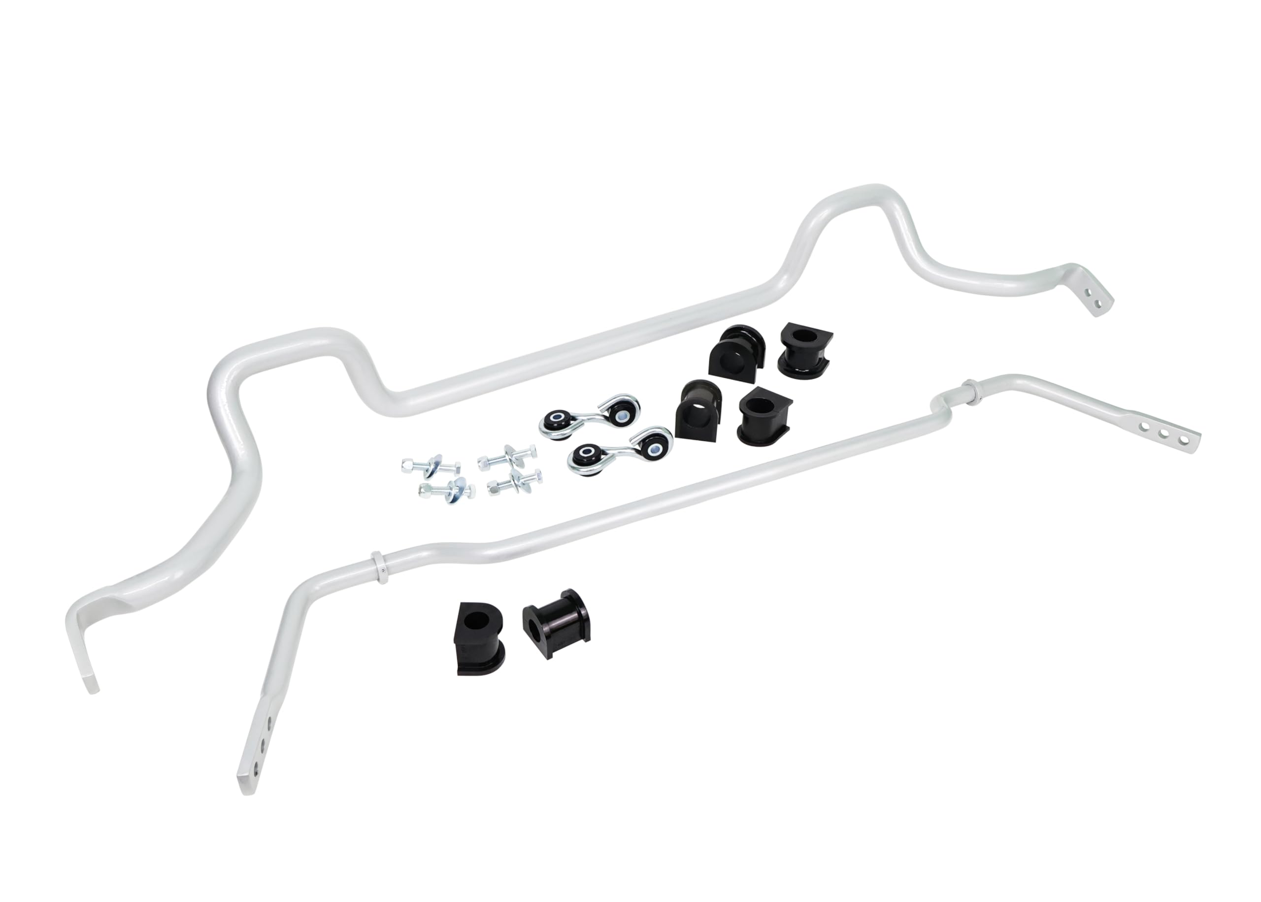 Whiteline Front (30mm) and Rear (20mm) Swaybar Kit; fits Kia Stinger 18-19 BKK001