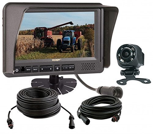 ToughCam Voyager VOS7MDCL1B 1-Camera Observation System, ToughCam 7" LCD Observation Monitor, ToughCam High Performance CMOS Camera, VOSHD4MNT 4" LCD Monitor Mount, CEC25 25' Cable and CEC75 75' Cable