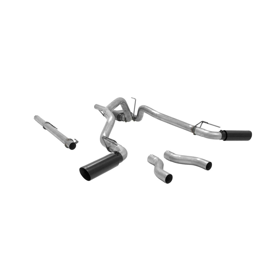 Outlaw Flowmaster 817690 Cat-Back Exhaust Kit 3 Inch Stainless Steel 4 Inch Black Tips Compatible with 2009-2024 Classic RAM 1500 4.7L 5.7L Std Cab 8' Bed Crew Cab 5'7 Bed Quad Cab 6'4 Bed 2 & 4WD
