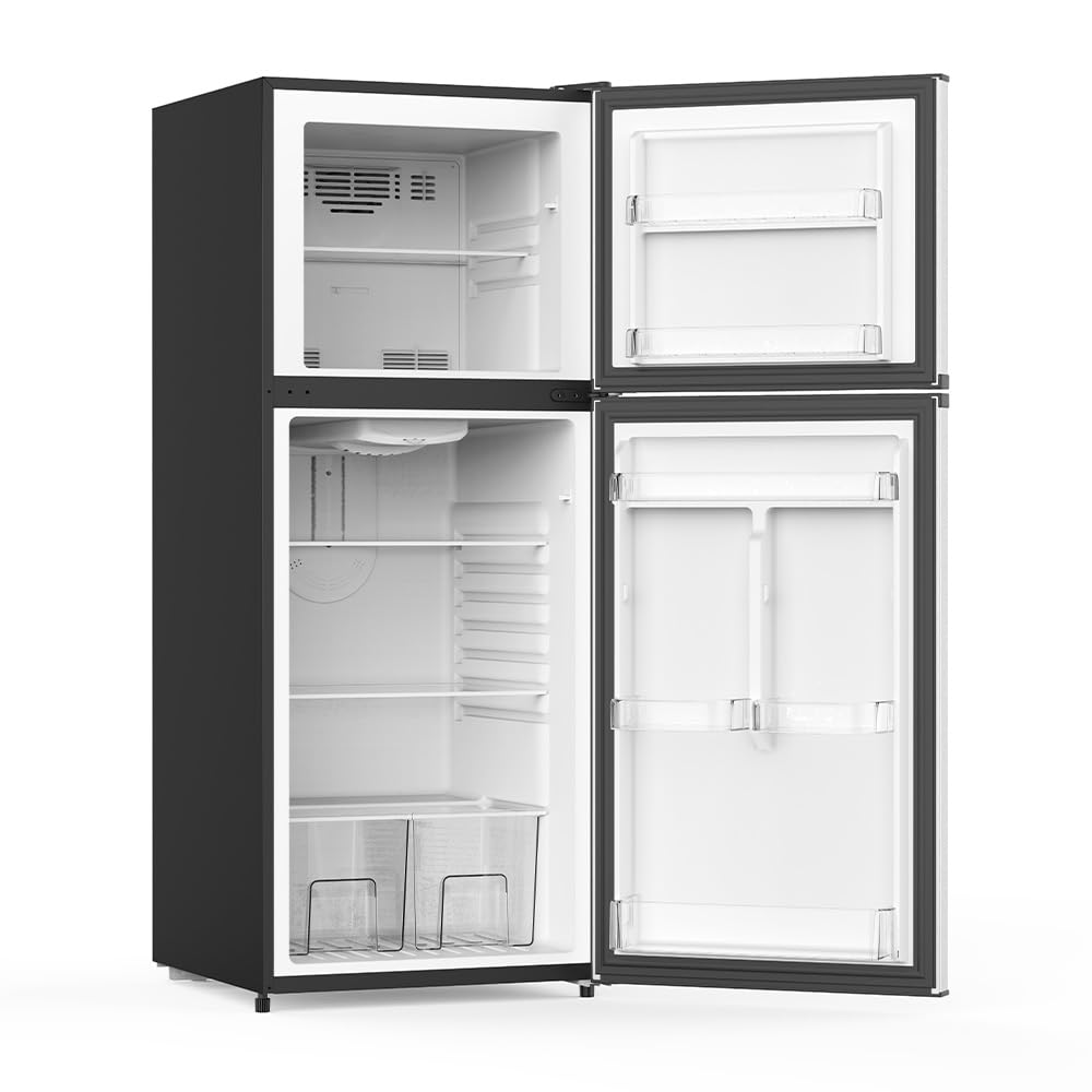 RV CONTOURE Refrigerator, 10.7 cu.ft. | Mobile Lifestyle Approved | Space-Saving Design | Customizable Cooling | Energy Efficient for Off-Grid Living | R-1088BK-12V