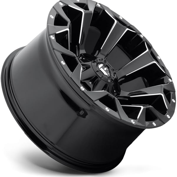 Assault FUEL D576 Black Milled 18x9 5x4.5 & 5x5 1 offset