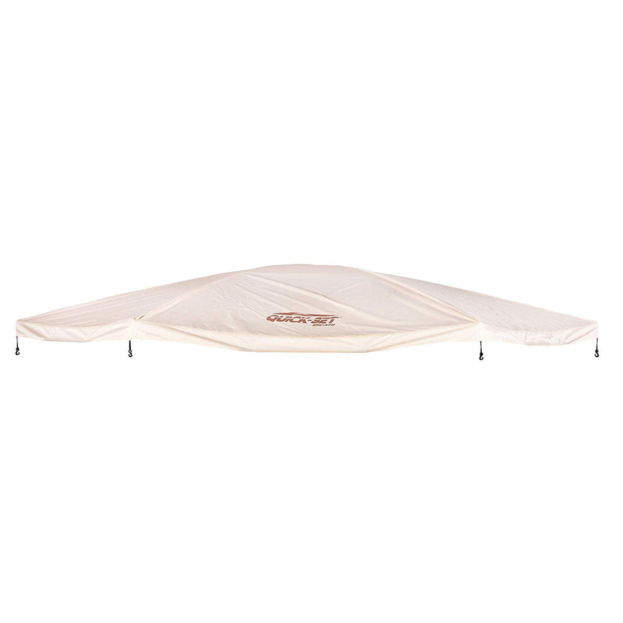 CLAM Quick-Set Portable Outdoor Escape Sky/Sky Camper Screened Gazebo Canopy Tent Rain Fly Tarp with Carry Bag, Cover Only, Tan